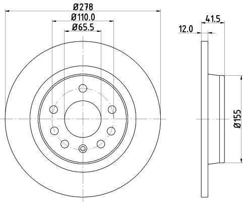 Brake Disc (54185)