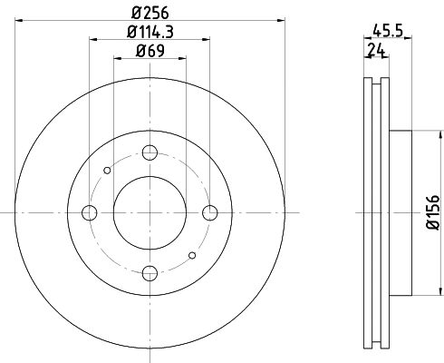 Brake Disc (54023)