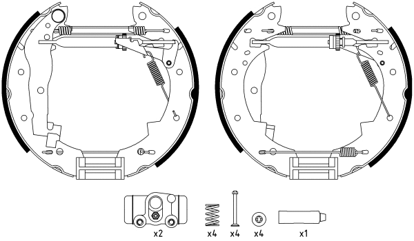 Brake Shoe Set (R1325)
