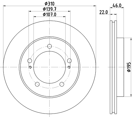Brake Disc (54490)