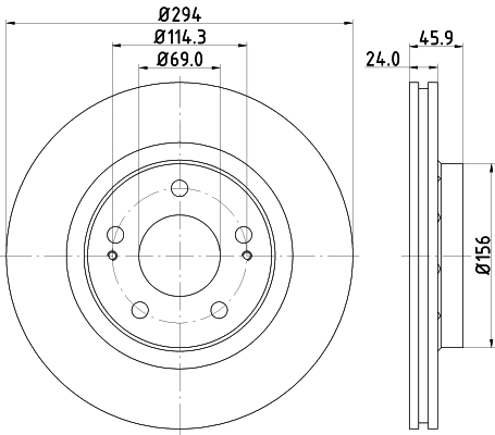 Brake Disc (54352)