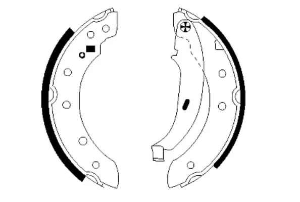 Brake Shoe Set (H8900)