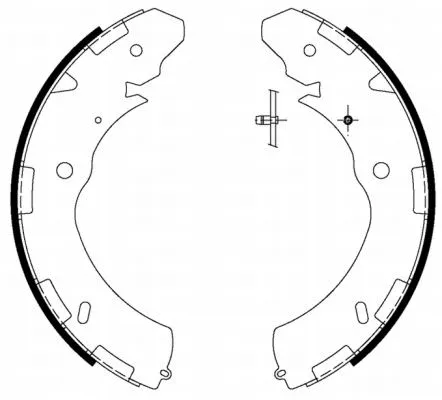 Brake Shoe Set (H1734)