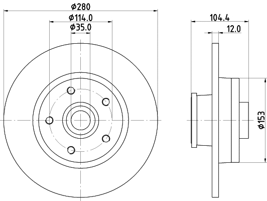 Brake Disc (55689)