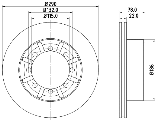 Brake Disc (59176)