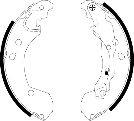 Brake Shoe Set (H9720)
