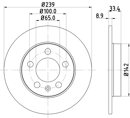 Brake Disc (54058)