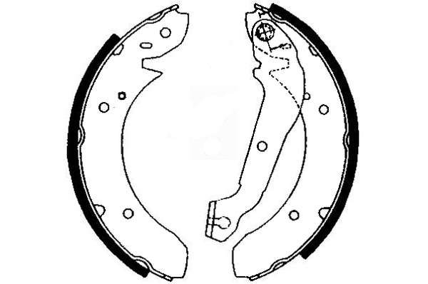 Brake Shoe Set (H1067)