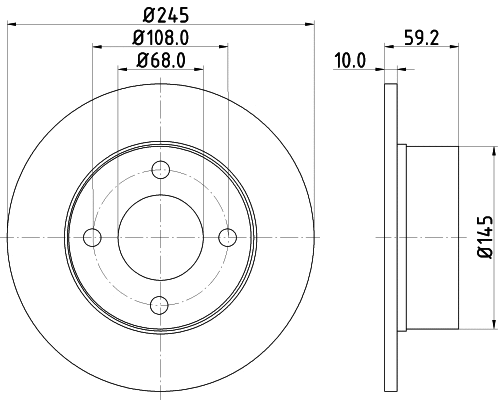 Brake Disc (53909)