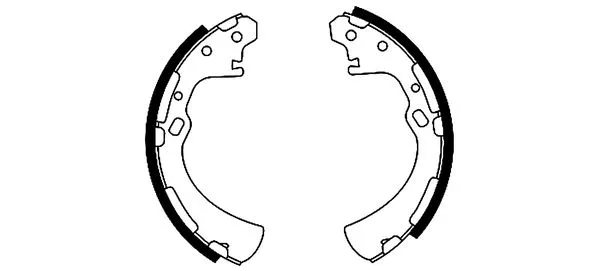 Brake Shoe Set (H8655)