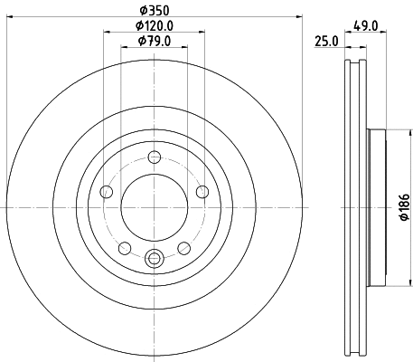 Brake Disc (55784)