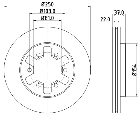Brake Disc (52907)
