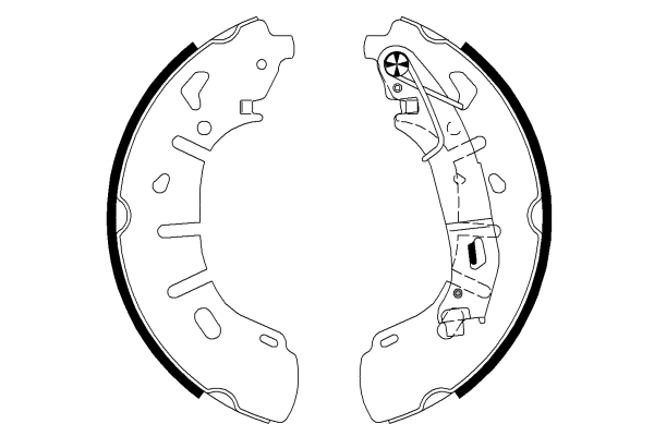 Brake Shoe Set (H1800)