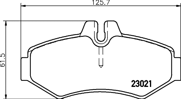 Brake Pad Set, disc brake (T1170)