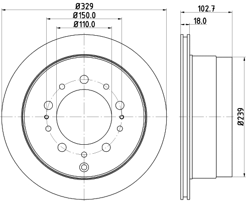 Brake Disc (54728)