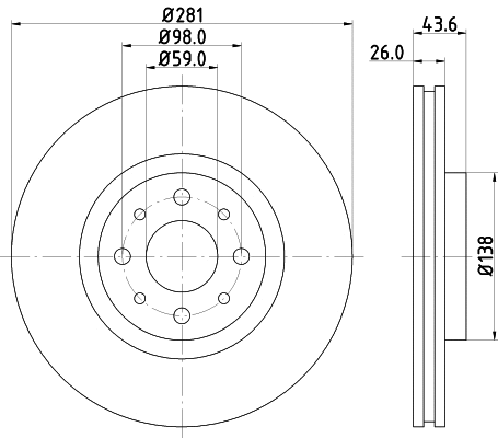 Brake Disc (50326)