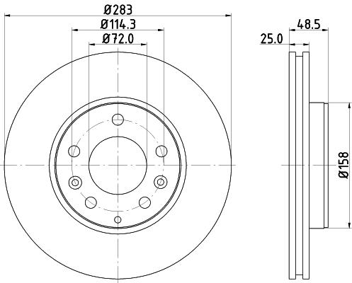Brake Disc (54255)