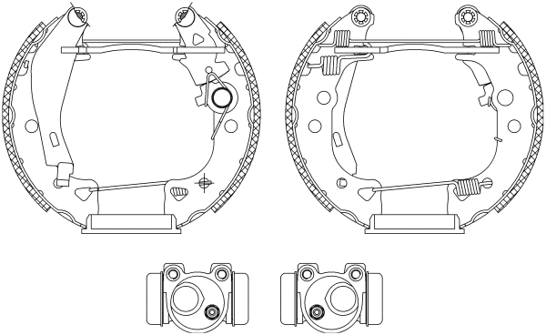 Brake Shoe Set (R0410)