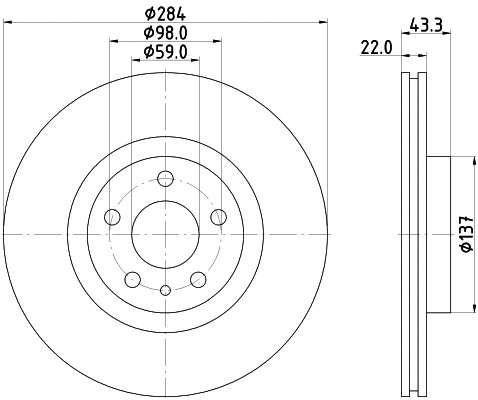 Brake Disc (55528)