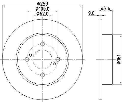 Brake Disc (55423)