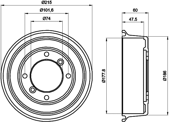 Brake Drum (61171)