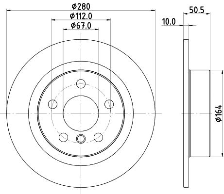Brake Disc (55746)