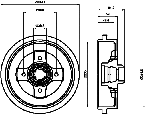 Brake Drum (63912)