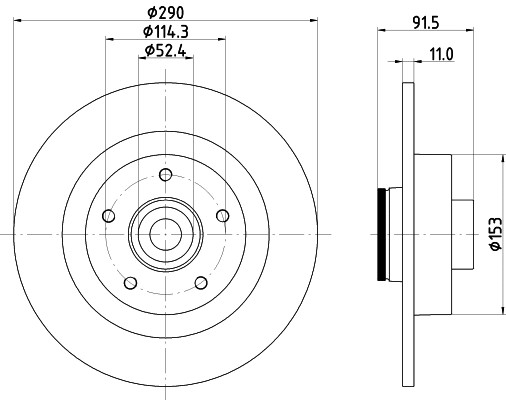 Brake Disc (56165)