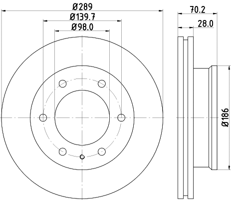 Brake Disc (55230)