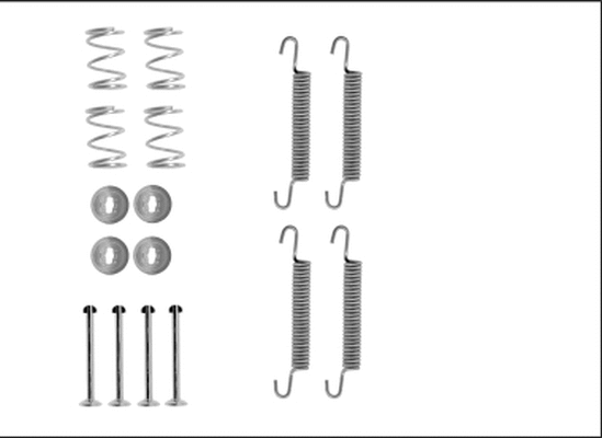 Accessory Kit, parking brake shoes (X0286)
