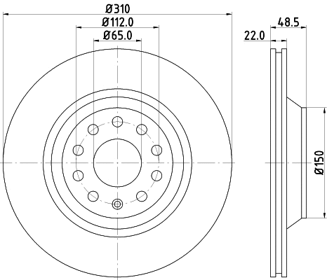 Brake Disc (54407)