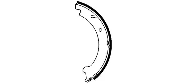 Brake Shoe Set, parking brake (H8940)