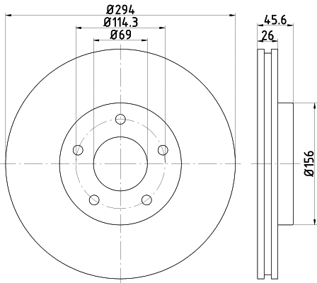 Brake Disc (55576)