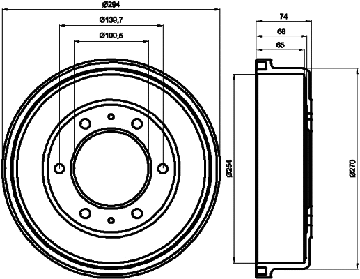 Brake Drum (62930)