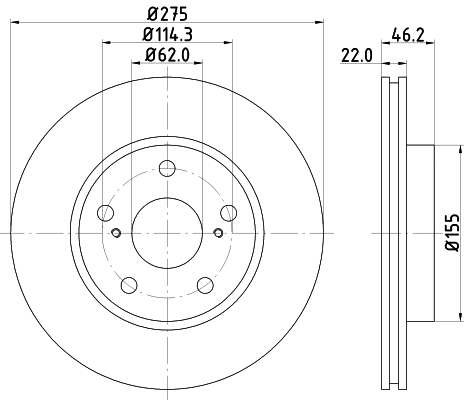 Brake Disc (54638)