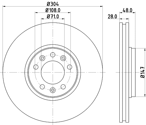 Brake Disc (54570)