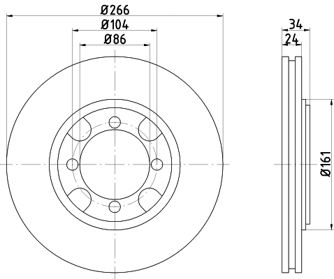 Brake Disc (52208)