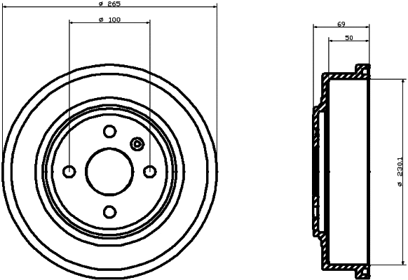 Brake Drum (61315)