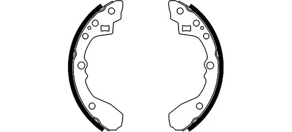 Brake Shoe Set (H9395)