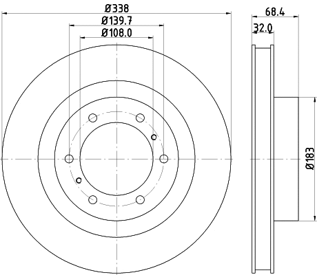 Brake Disc (55239)