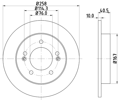 Brake Disc (55261)