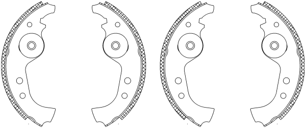 Brake Shoe Set (Q0005)