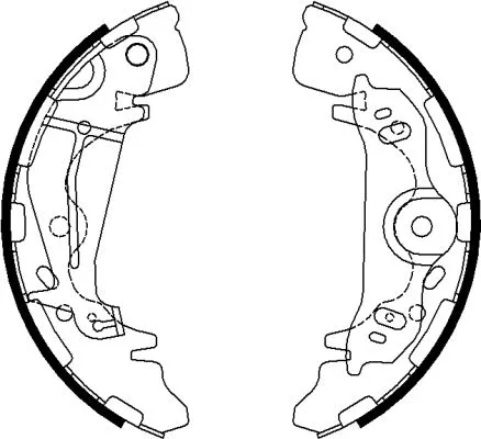 Brake Shoe Set (H1766)