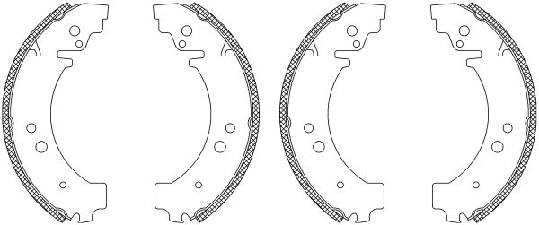 Brake Shoe Set (Q0130)