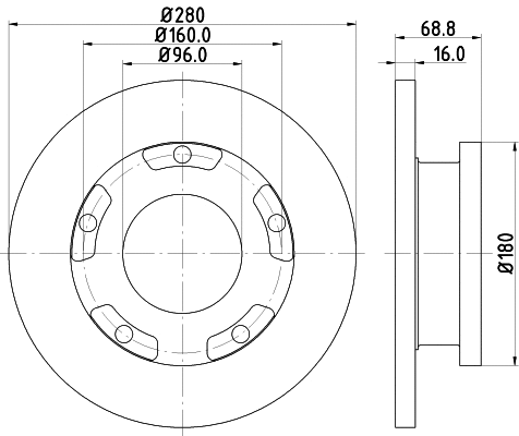 Brake Disc (54591)