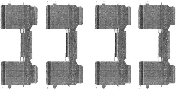 Accessory Kit, disc brake pad (K0431)