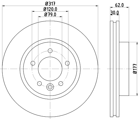 Brake Disc (54345)