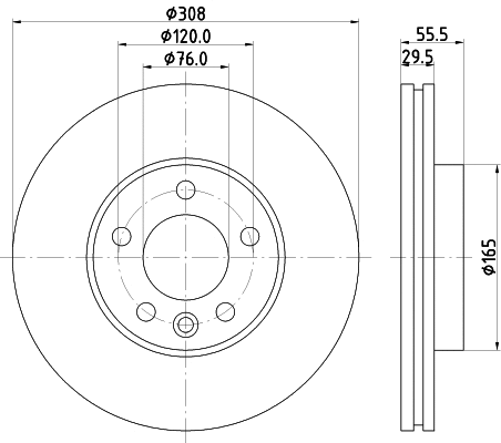 Brake Disc (55795)