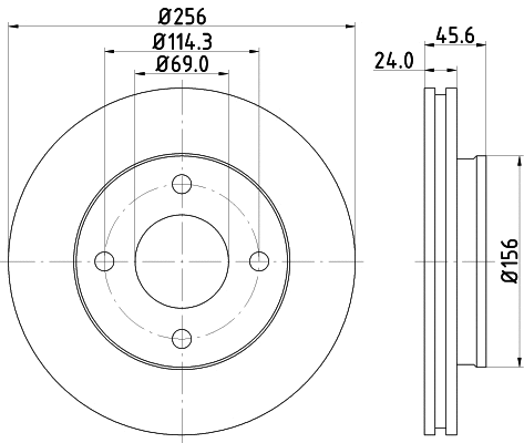 Brake Disc (54348)