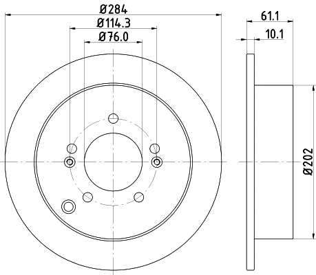 Brake Disc (54340)